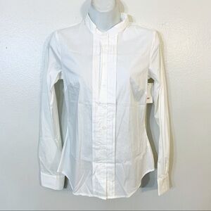 Women's White Button-Up Shirt